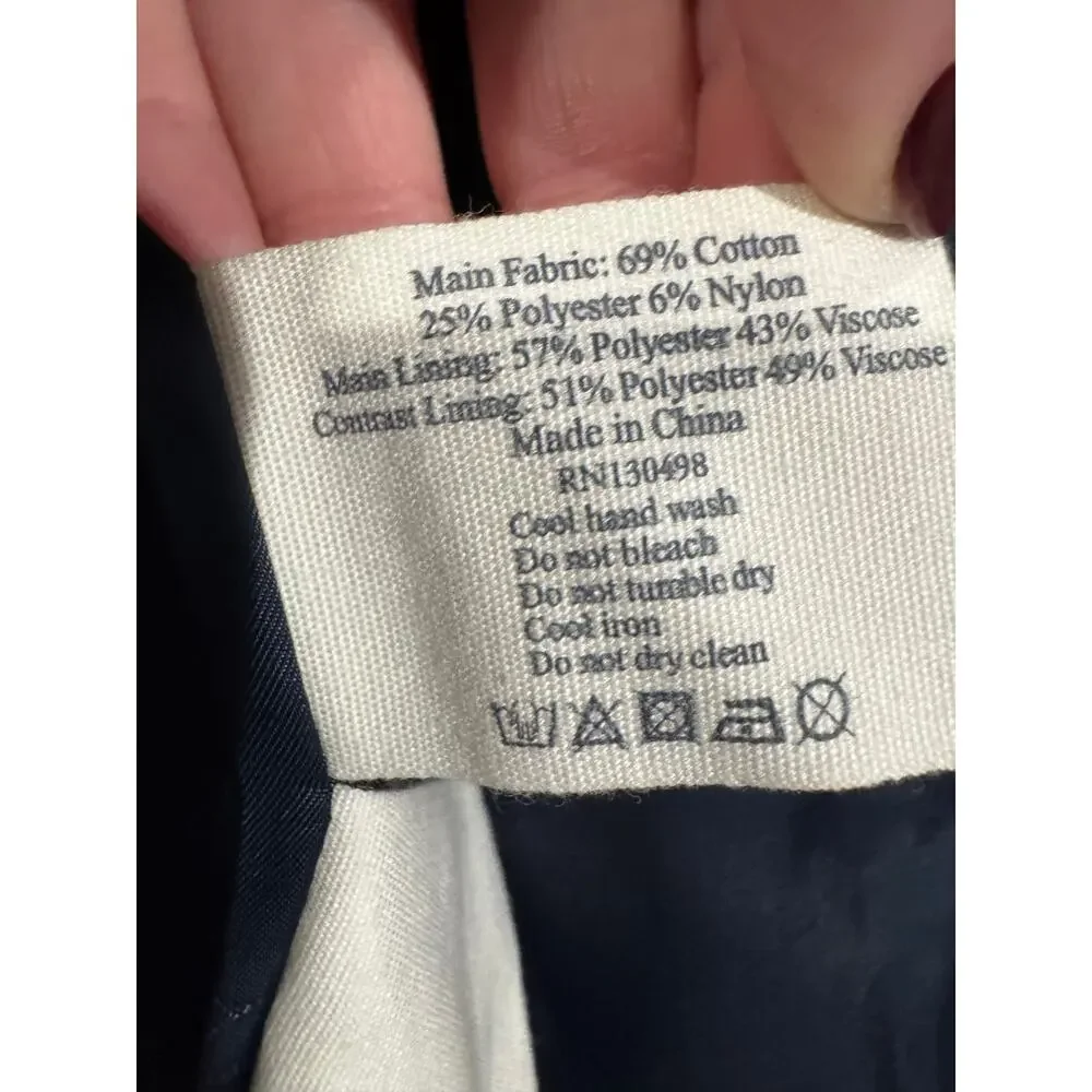 Jack Wills UK British Classic Trench Coat US Size 4 - Picture 11 of 11